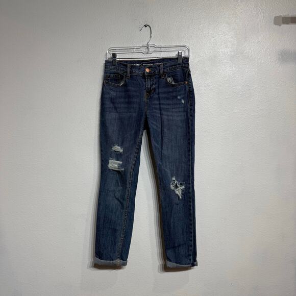 Old Navy Boyfriend Straight Jeans Sz 0 - Picture 2 of 12